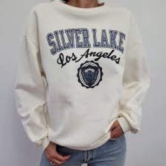 Abercrombie & Fitch Tops - Abercrombie & Fitch Silver Lake Los Angeles Soft AF Oversized Sweatshirt M